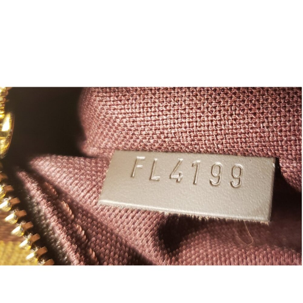 Louis Vuitton Made in France Large Handbag/Shoulder Bag Ebene Iena MM #FL4199 - Picture 5 of 16